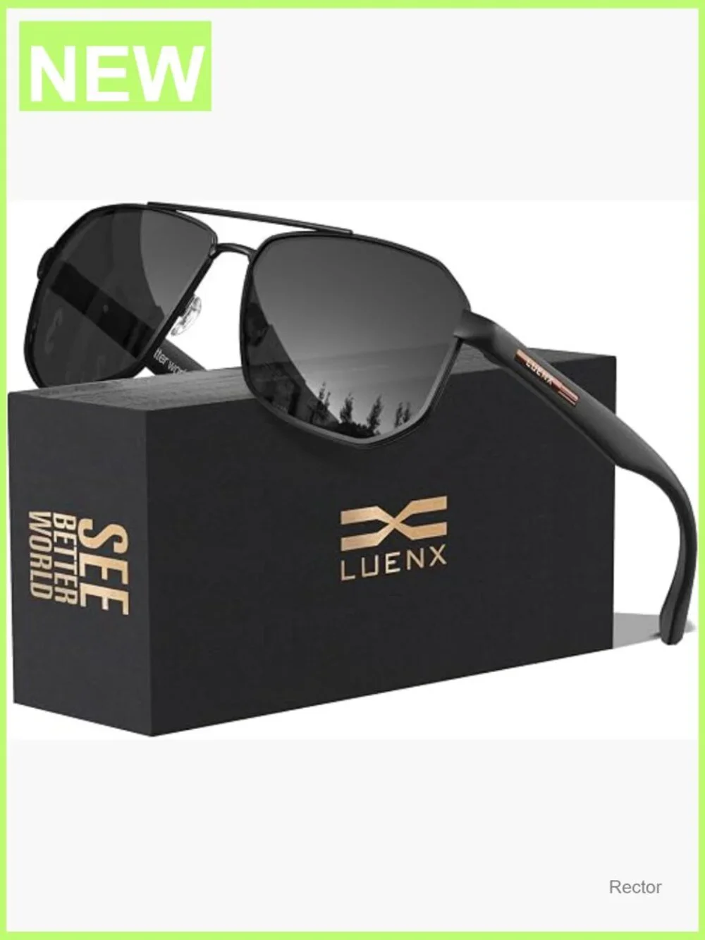 Square Aviator Sunglasses Polarized UV400 Polygon Shades Accessories